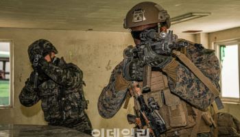 한미 해병대, 연합 보병·제병협동훈련 실시