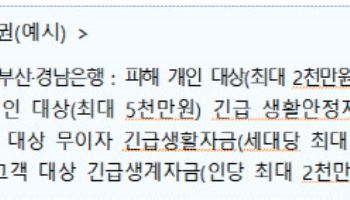 산불 피해 가계·중소기업에 만기 연장 등 금융 지원