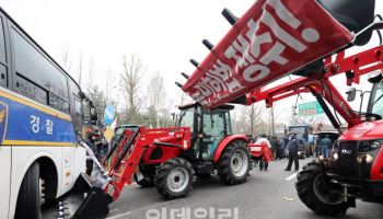 ‘트랙터 상경’ 불허에도 전농 강행 방침…충돌·교통혼잡 우려