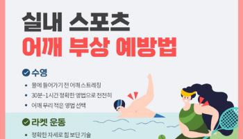 "실내 스포츠 어깨 통증 주의, 부상 없이 즐기려면"