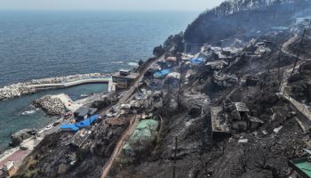 산림청 "영덕 산불 확산 나흘만에 주불 진화"