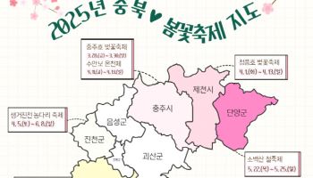 제천 산수유, 진천 벚꽃섬…꽃길만 걸어요, 그대