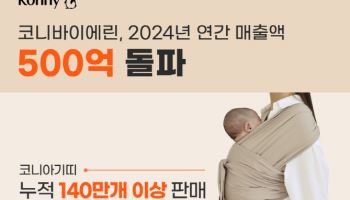 코니바이에린, 작년 매출 500억 돌파…"2년 내 1000억 달성"