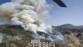 7일 경남 하동·산청서 또 산불…주민 대피 안내(종합)