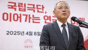 유인촌 장관 "남산 돌아온 국립극단, 국가대표 역할 다해야"