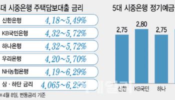 예금 금리 왕창 내리고 주담대 찔끔…이자장사 비난