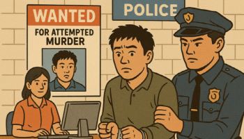 "면허갱신하러 왔어요" 살인미수범, 제발로 경찰서 왔다가 '덜미'