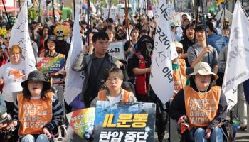 장애인단체 오늘 혜화역 지하철 탑승 시위…“이동권 보장하라”
