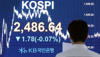 코스피, 외인 팔자에 약보합 마감…코스닥 소폭 상승