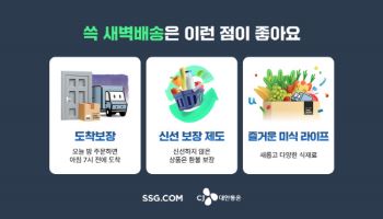CJ대한통운 손잡은 SSG닷컴…‘새벽배송’ 전 광역시로 확대