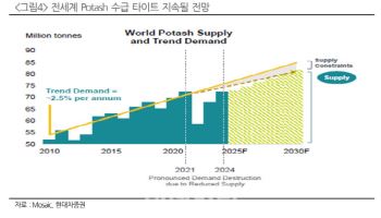 유니드, 염화칼륨 수급+증설 효과…목표가 ↑-현대차