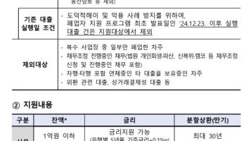 “폐업 자영업자, 1억이하 신용대출 30년 걸쳐 갚으세요”