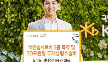 KB손보, '색전술치료비 3종'·'3D프린팅 두개성형수술비' 배타적사용권 획득