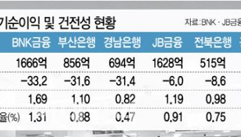 中企 부실 직격탄에…지방은행 실적 '폭삭'
