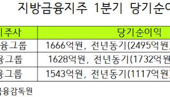 iM금융 1분기 호실적, BNK·JB금융 '뒷걸음질'…지방금융지주 '희비'