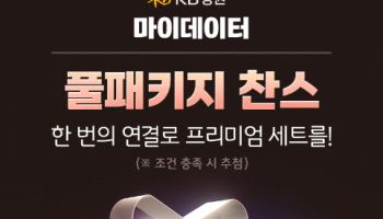 KB證, ‘마이데이터 풀패키지 찬스’ 이벤트