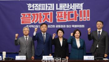 “윤석열·김건희 정권 청산”…조국혁신당, ‘끝까지 판다 위원회’ 출범