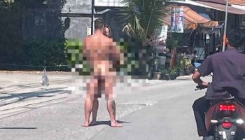 "사랑이 죄인가요" 태국 도로 한복판에서 '알몸 포옹'한 외국인