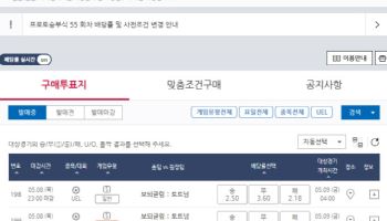 ‘보되 글림트-토트넘, 맨유-빌바오’유로파리그 준결승 2차전… 프로토 승부식 55회차 게임 마감 앞둬