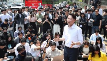 "김문수 찍으면 사표"…보수심장서 '사표론' 역공한 이준석