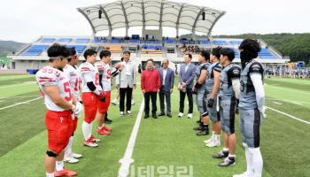 한세실업, 국내 미식축구 발전 앞장선다