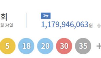 1173회 로또 1등 24명…1인당 11.8억원