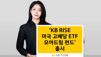 KB운용, ‘RISE 미국 고배당 ETF 모아드림’ 펀드 출시
