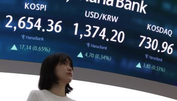 코스피, 트럼프 EU 관세 유예에 1%대 상승