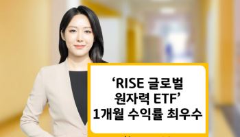 KB운용, ‘RISE 글로벌원자력 ETF’ 1개월 수익률 30% 돌파
