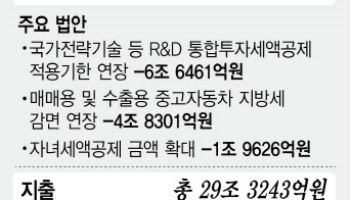 세금 깎고 재정 퍼주는 법안에…5년간 세수 20조 줄고 지출 30조↑