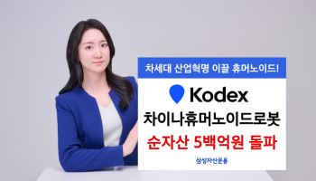 삼성운용, ‘KODEX 차이나휴머노이드로봇’ ETF 순자산 500억 돌파