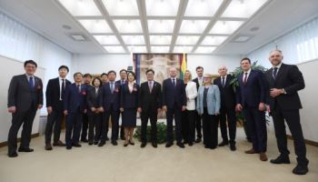 우원식 의장, 리투아니아와 협력방안 논의