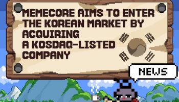 MemeCore, 한국 시장 진출 위해 코스닥 상장사 인수 추진