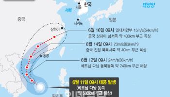 올해 첫 태풍 '우딥' 발생…내일부터 제주 장마 시작