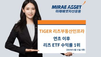 미래운용 ‘TIGER 리츠부동산인프라’, 올해 리츠 ETF 수익률 1위