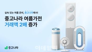 "역대급 무더위 온다" 여름 가전 중고거래 '껑충'