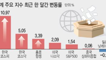 코스피, 한 달간 ‘G20 1위 수익률’…정책 수혜株 줄줄이 신고가