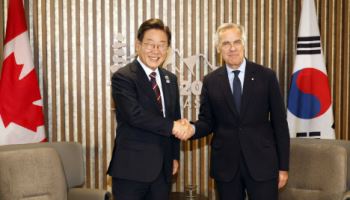  이재명 대통령, 캐나다 총리와 정상회담