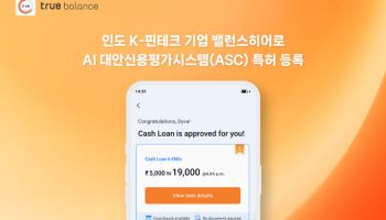 밸런스히어로, AI 신용평가시스템 특허 등록…인도 핀테크 입지 확대