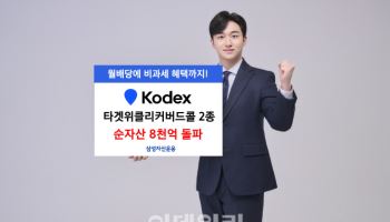 삼성운용, ‘타겟위클리커버드콜' 2종 순자산 8000억 돌파