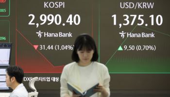 코스피, 장중 '3000선' 회복…개인은 사고 외인·기관은 팔고