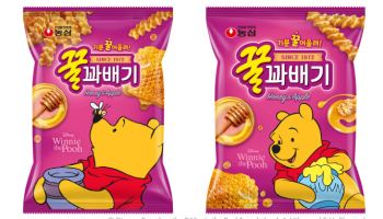 농심 꿀꽈배기, ‘곰돌이 푸’ 캐릭터 콜라보 제품 출시