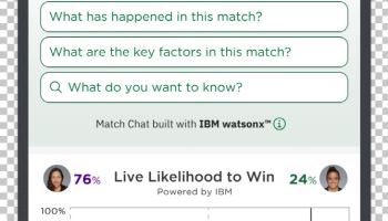 IBM ‘AI로 즐기는 윔블던’…실시간 챗봇·승률 예측 강화