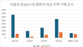 올해 서울 갭투자 4000여건, 2022년·2023년 거래 건수 뛰어넘어