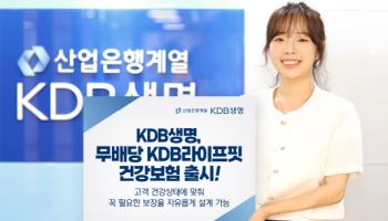 KDB생명, '(무)KDB라이프핏건강보험' 출시