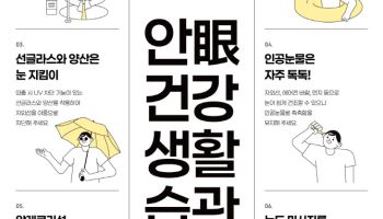 여름철 자외선, 피부만큼 중요한 눈 건강 관리도 필요