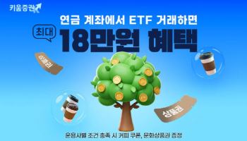 "‘최대 18만원 혜택"…키움증권, 연금계좌 'ETF 거래' 이벤트