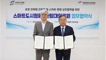 한림대학교의료원, 스마트도시협회와 업무협약 체결