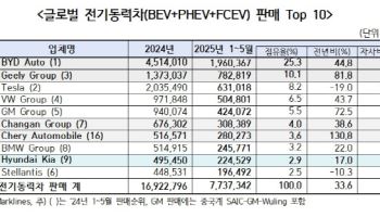 글로벌 전기차 판매 33% 급증…중국·유럽 주도, 한국도 '선전'