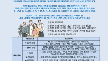 성신여대, K-컬처 비즈니스 주도할 석사 인재 모집